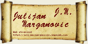 Julijan Marganović vizit kartica